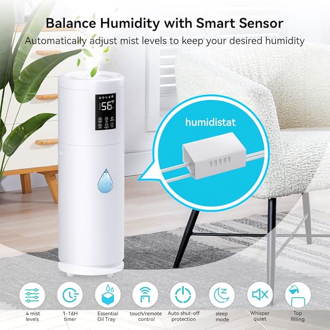 Honovos Large Room Humidifier 17L/4.5Gal (image 3)